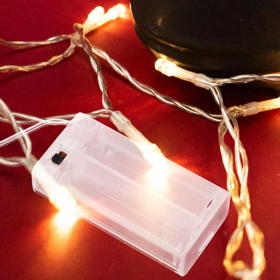 FRCOLOR 10pcs String Lights Battery Box Empty Battery Holder Plastic Battery Case Replacement Battery Holder String Lights Attachments String Lights Parts