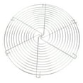 thumbnail image 1 of FRCOLOR 12 Inch Round Steamer Rack Biscuit Bread Cake Cooling Rack Wire Steamer Kettle Rack Holder (Random Color), 1 of 6