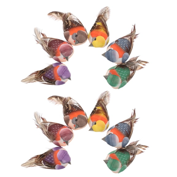 WRISTBIQUE Bird Party Decorations, 12pcs Assorted Colors for Birthday, Shower, Wedding, and Outdoor Events