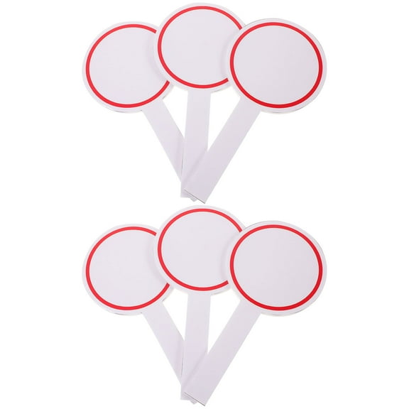 WRISTBIQUE 12Pcs White Foam Scoreboards for Easy Writing and Erasing