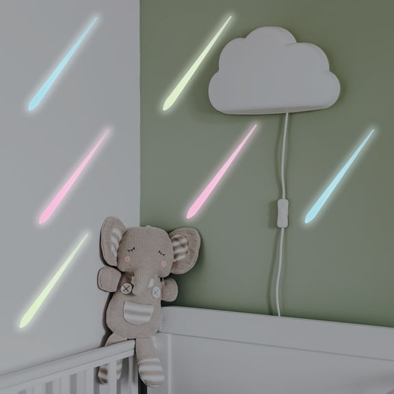 FRCOLOR 12 Pcs Luminous Star Sticker Easy to Apply Wall Decals Ceiling Stickers
