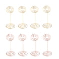 thumbnail image 1 of FRCOLOR  12 Pcs Menu Clips Photo Holder Wedding Centerpieces Table Card Holders Gold Golden, 1 of 8