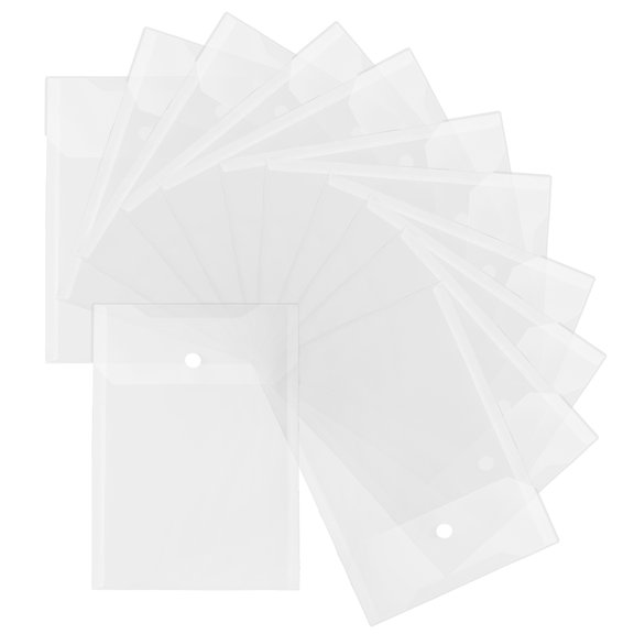 FRCOLOR 12 Pcs Multi Pocket Folder Money Bag File Holder Office 31.00X17.00X0.10CM