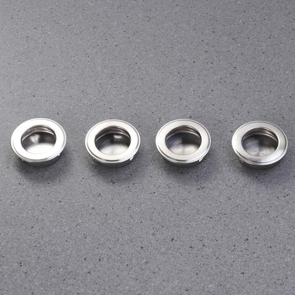 FRCOLOR  12 Pcs Recessed Finger Flush Pulls Embedded Handle Door