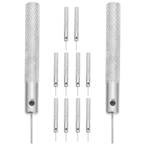 FRCOLOR 12 Pcs Remove The Card Pin Blink Key Tool Replacement Silver