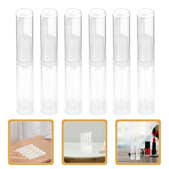 FRCOLOR 12 Pcs Small Pump Bottle Mini Travel Toiletry Products Size Bottles