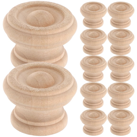 FRCOLOR 12 Pcs Stove Knob Universal Drawer Handle Cabinet Hardware Khaki Knobs