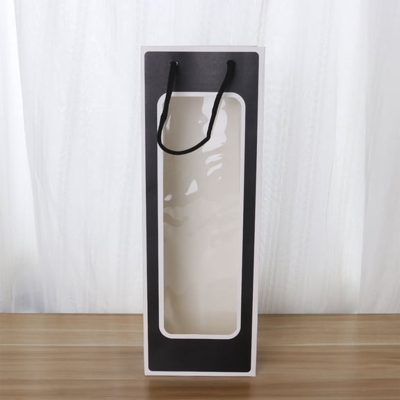 WRISTBIQUE Birthday Bottle Bag Red for Weddings 12Pcs 4.9x3.3x14.2in