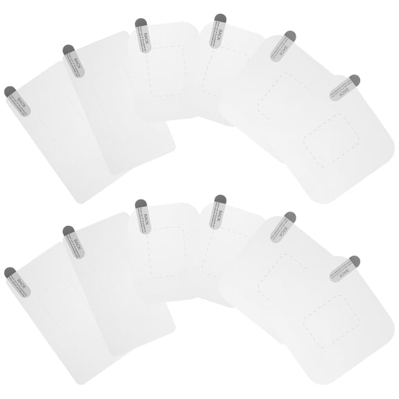 KAKOWELY Windshield Mount Films Square Transparent PET 12 Sheets