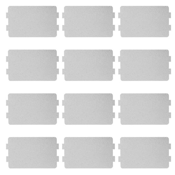 LABSERRON Microwave Mica Sheet Grey for Home Users 12 Sheets 4.5X2.6X0.04In