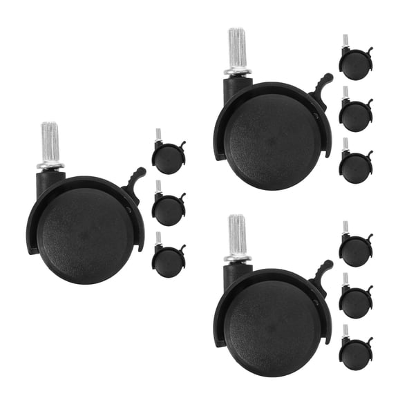 FRCOLOR 12 pcs  Clothes Rack Casters Replacement Heavy Duty Wheels Accessories Laundry Rack Caster Wheels Clothes Hanger Rack Caster Wheel Replacement Wheels