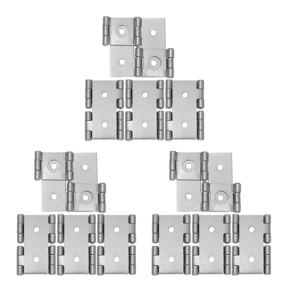 LABSERRON Raindrops 12 pcs Saloon Door Hinge Double Swing Gate Hinge Iron Replacement Door Closer Butt Hinge