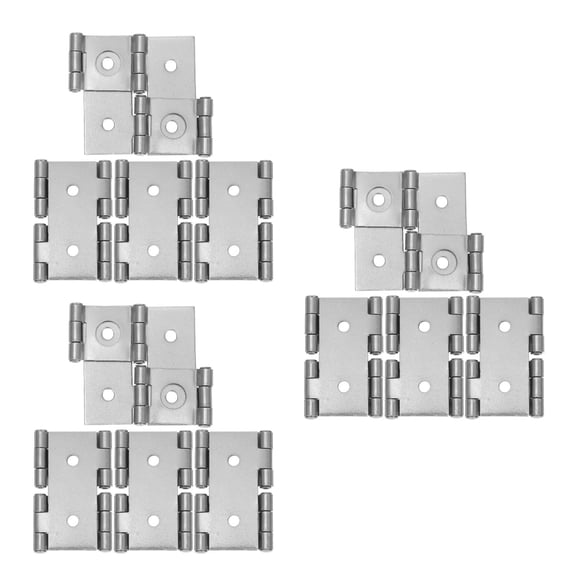 FRCOLOR Raindrops 12 pcs Saloon Door Hinge Double Swing Gate Hinge Iron Swinging Replacement Door Closer Butt Hinge