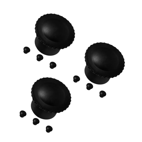 FRCOLOR 12 pcs Universal Clothes Drying Rack Finials Clothes Hanger Rack End Caps Clothes Drying Rod End Plugs Clothes Drying Rack End Stoppers