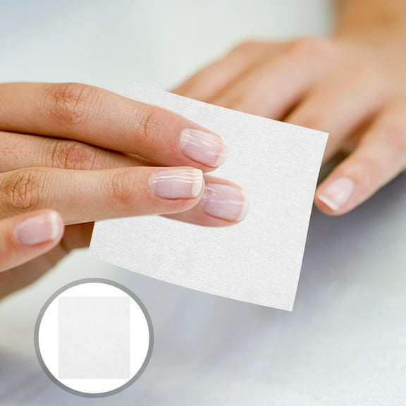 FRCOLOR 1200pcs Facial Cotton Pads Nail Wipes White Mini Towels Disposable Makeup Remover Pads for Nail Polish Removal Facial Cleansing Salon Lint Free