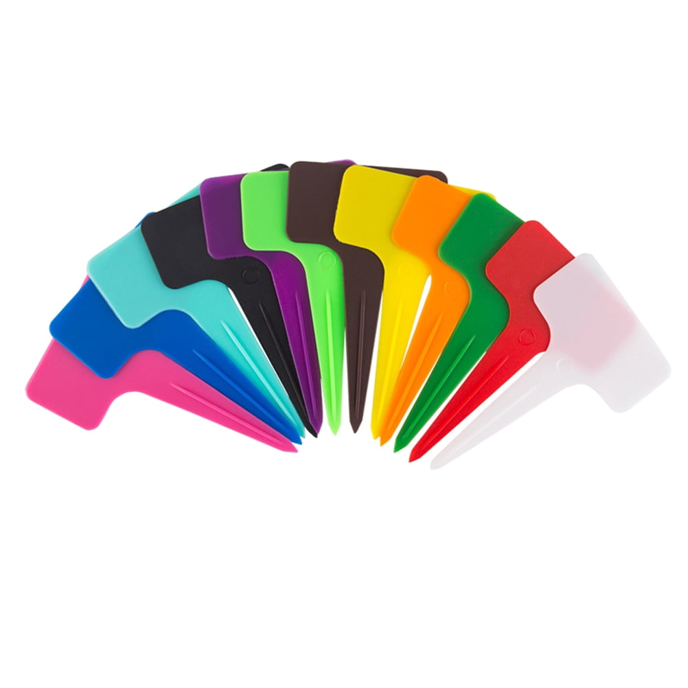 FRCOLOR 120pcs Practical PP Signpost T Shape Mini Road Sign Plants ...