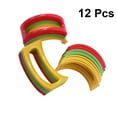 thumbnail image 1 of 12pcs Plastic Taco Rack Mexican Pancake Tray Holder for Home Restaurant Kitchen Red Yellow Green, 1 of 6