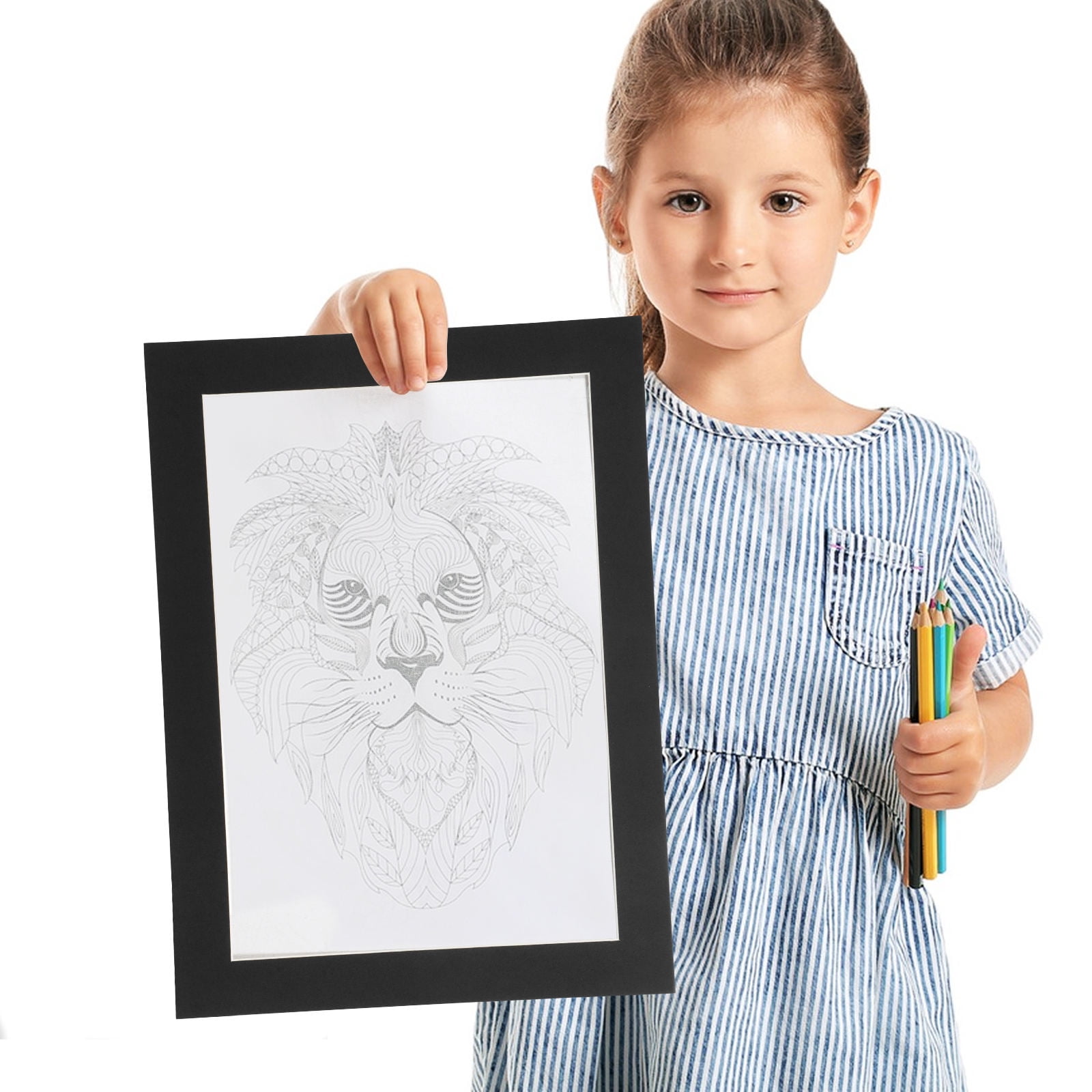 FRCOLOR 12pcs Art Display Frames For Kids 8k Cardboard Frames For ...