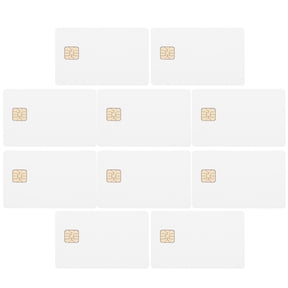 WRISTBIQUE 12-Pack Blank PVC Cards for Access Control Systems, School ID Badges, 3.3 x 2.1 x 0.04 Inches