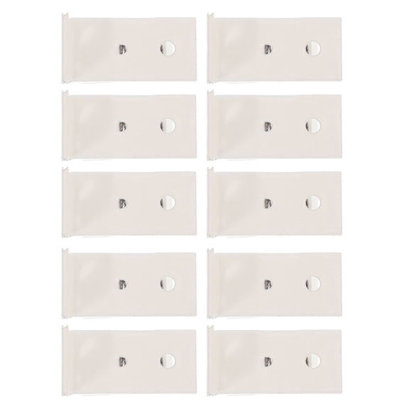 FRCOLOR 12pcs Curtain Track Mounting Brackets Iron For Curtain Tracks Firm And Dependable Ceiling Mounted Curtain Track Brackets Accessories