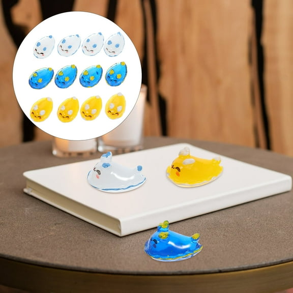 HORIALENCE Mini Figures Synthetic Resin Collectors Home Decoration 12Pcs