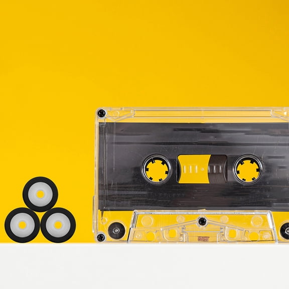 FRCOLOR 12pcs Replacement Cassette Tape Pinch Rollers Audio Pinch Rollers Radio Pinch Rollers