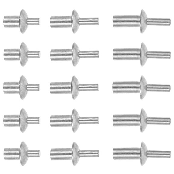 FRCOLOR 130pcs Aluminum Core Knock Type Expansion Rivets M5 7mm 9mm 11mm Round Head Design for Enhanced Durability for Household Mechanical Industrial Versatile Rivet