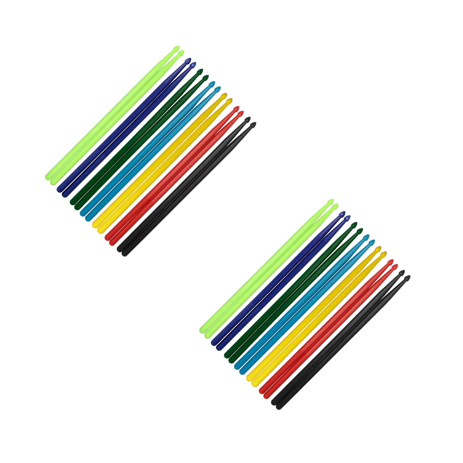 TAILTOSS  14Pairs 5a Nylon Drumsticks Durable Comfortable Grip for Music Playing