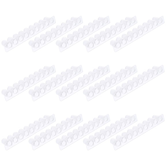 LABSERRON 15Pcs Laboratory Transparent Reaction Boards with 9 Holes for Testing