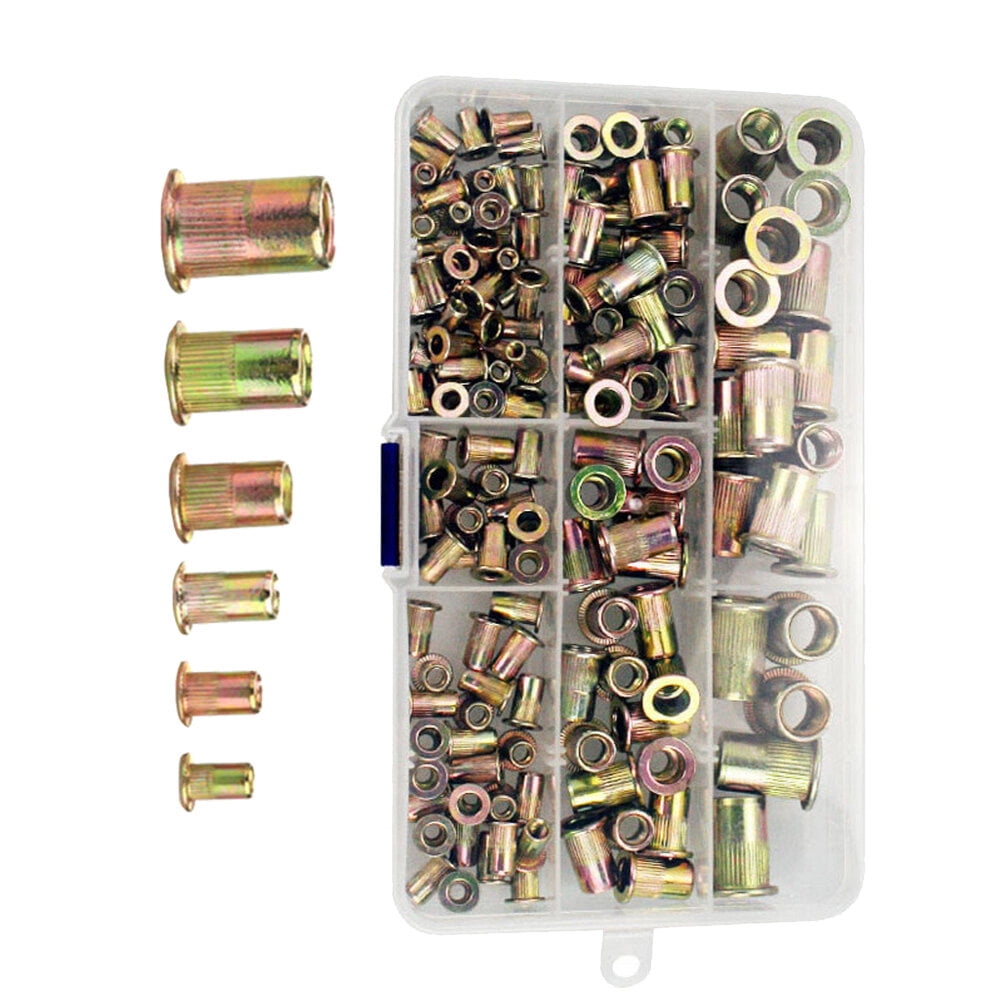 FRCOLOR 150 Pcs Threaded Rivets Rivet Nut Rust-resistant Nut 2.2X1.7CM ...