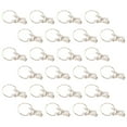 thumbnail image 1 of FRCOLOR 150 pcs  Curtain Rings with Clips Iron Curtain Clip Rings Metal Curtain Ring Clips, 1 of 8
