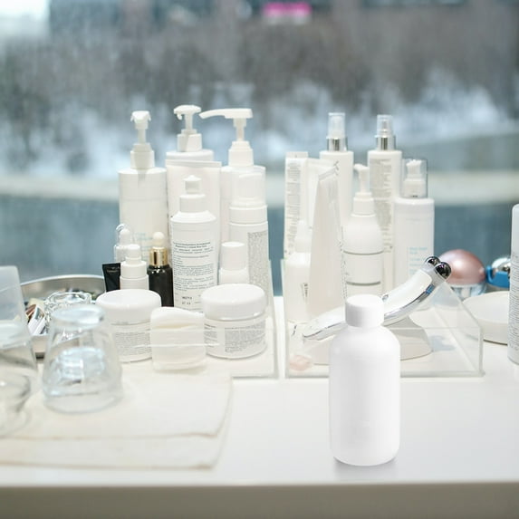 PAMINGONO Easy to Clean Plastic Reagent Bottle White 15Pcs 5.4X2.4X2.4In