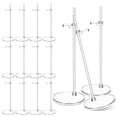 thumbnail image 1 of FRCOLOR 15pcs Clear Doll Stand Figure Display Holder Desktop Support for Dolls Collection, 1 of 8
