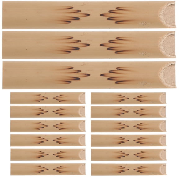 FRCOLOR 15pcs Handcrafts Bamboo Whistle Mini Music Whistle Flute Small Instrument for Kids