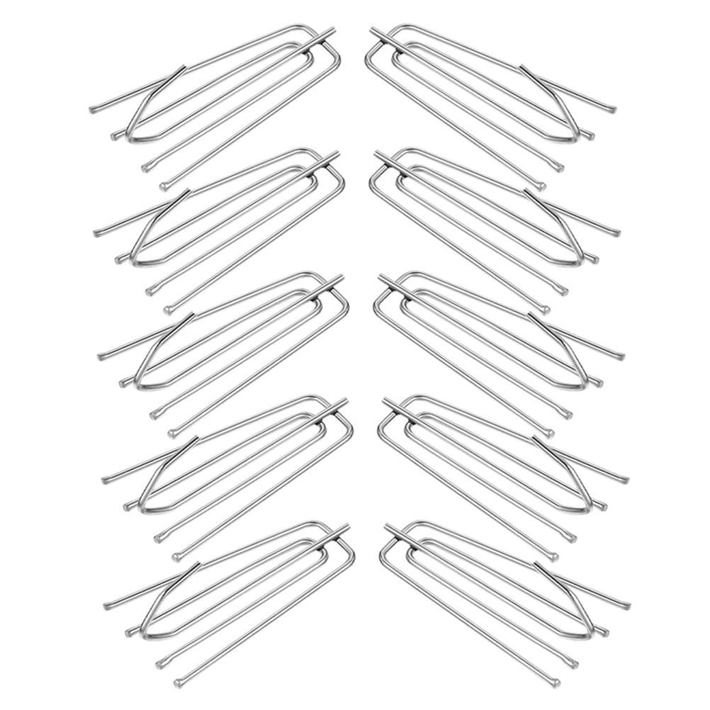 Pin Drapes FRCOLOR 15pcs Reliable Curtain Pins for Pleated Drapes Stainless Steel ...