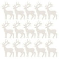 thumbnail image 1 of FRCOLOR Reindeer Wood Cutout Beige Wood Piece for DIY Painting Projects 15pcs, 1 of 8