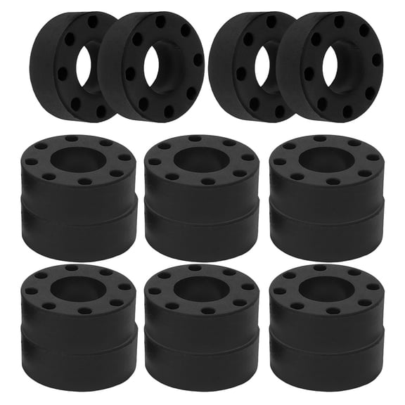 FRCOLOR 16pcs Foosball Table Rod Bumpers for Table Soccer Replacement Parts Rubber Bumper