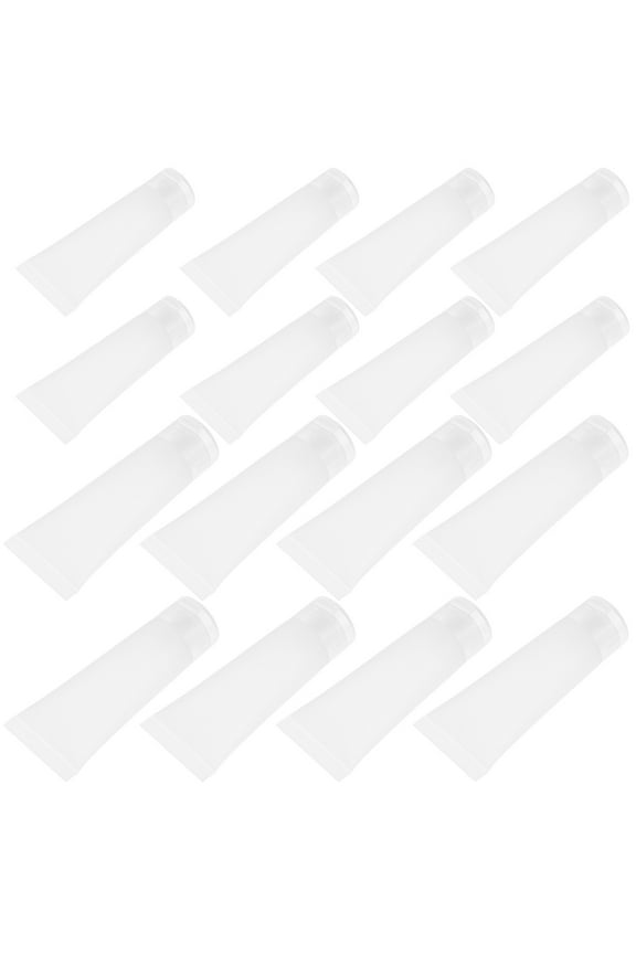 16 Pcs Packaging Toiletry Frosted Dispensing Tube Travel