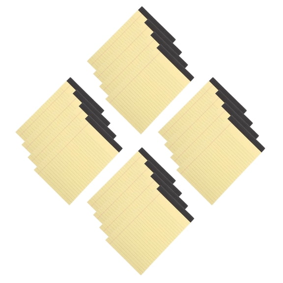 WASHWEPE Writing Pads Yellow 16Pack Taking Notes For General Users