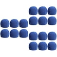 thumbnail image 1 of FRCOLOR 18 Pcs Adult Swim Stretchable Polyester Swim Swimming Hat Unisex Solid Color Swimming Caps Shower Caps Swimming Accessory (Blue), 1 of 8