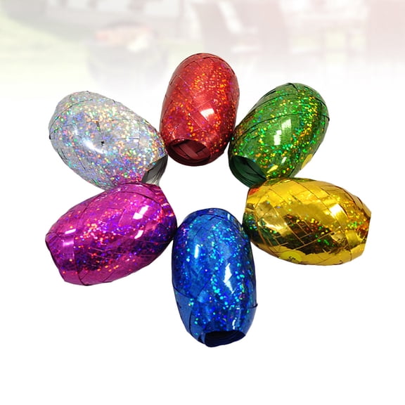 FRCOLOR 18 Rolls Birthday Decorations Ribbon Balloon Elegant Mixed Color