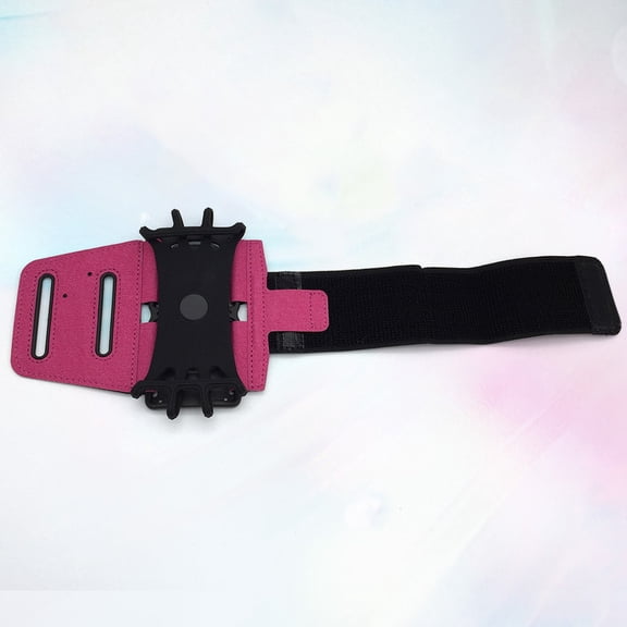 FRCOLOR 180 Degree Adjustable Phone Holder with Neck Strap and Arm Band for Running, Mobile, Hands-Free Use