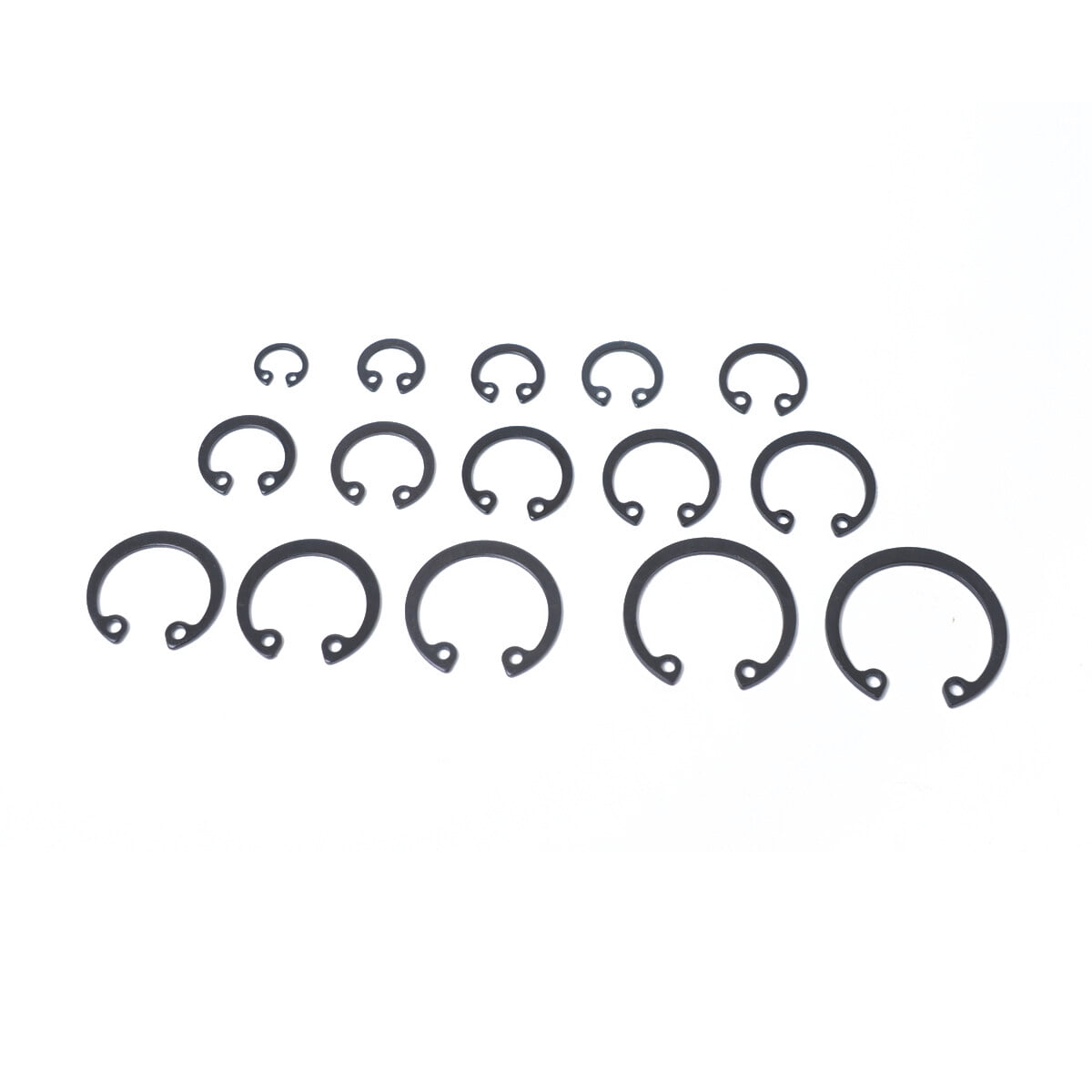 FRCOLOR 180 in Circlip Snap Ring for Assortment Kit Black Spring Steel ...