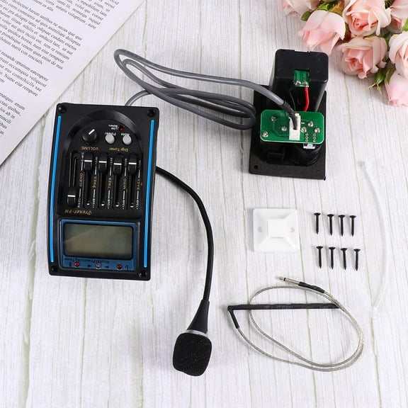 FRCOLOR 1PC Guitar LC-5 Pick-up Professional Sound Pickup Preamp Piezo Pickup Microphone Pick-up Musical Supply
