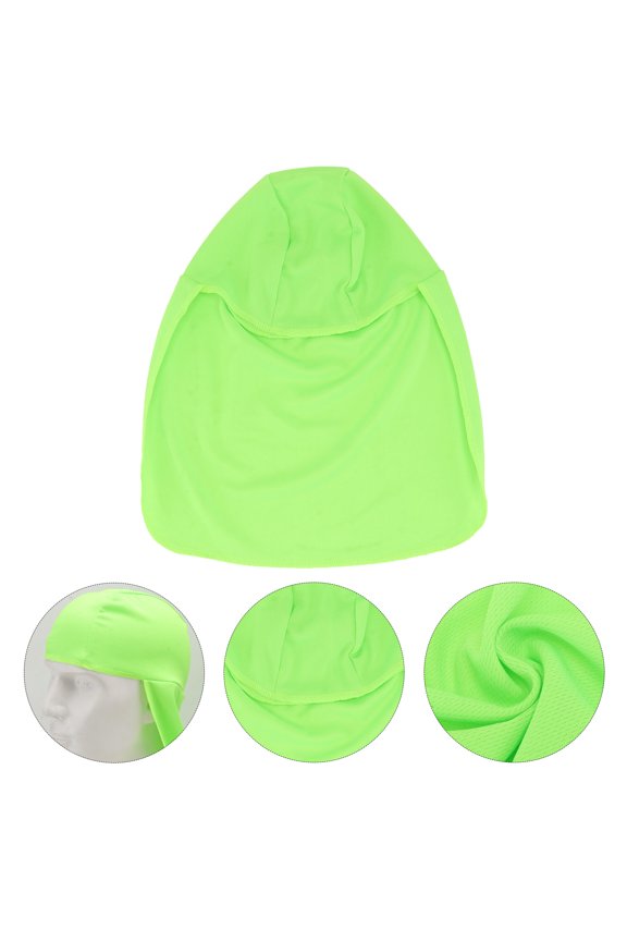 FRCOLOR 1PC Long Tail Sun Hat Construction Site Helmet Liner Neck Guard Shawl