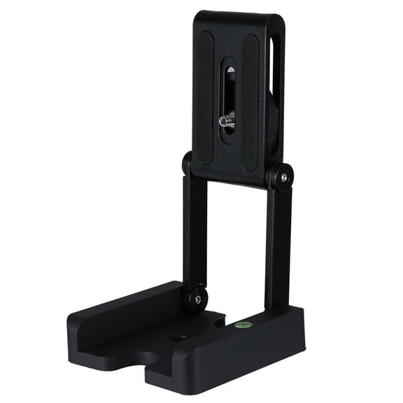 FRCOLOR 1PC Z Type Folding Camera Stand Quick Foldable Mounting Board Desktop Camera Tripod Portable Camera Cloud Platform for Home Outdoor Use Black