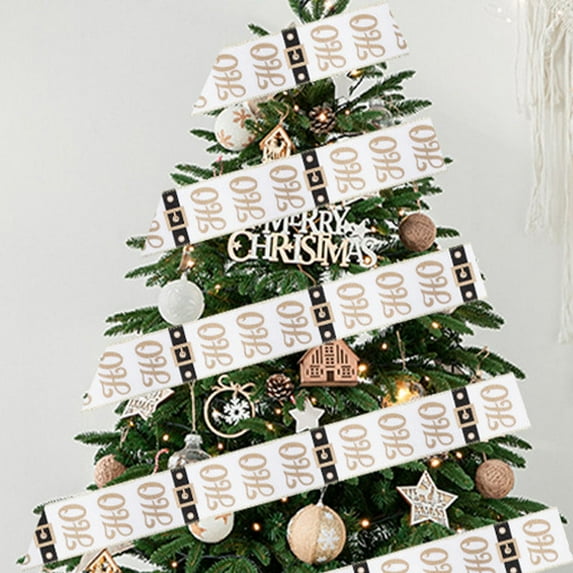 FRCOLOR 1Pack Assorted Color Fine Linen Ribbon Suitable For Christmas Decoration present Giving Parties Family Friends 600X2.5X0.04In