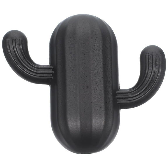 FRCOLOR 1Pack Cactus Shaped Hook 6.4X5.6X2CM Dark Grey Cactus Shape Coat Rack
