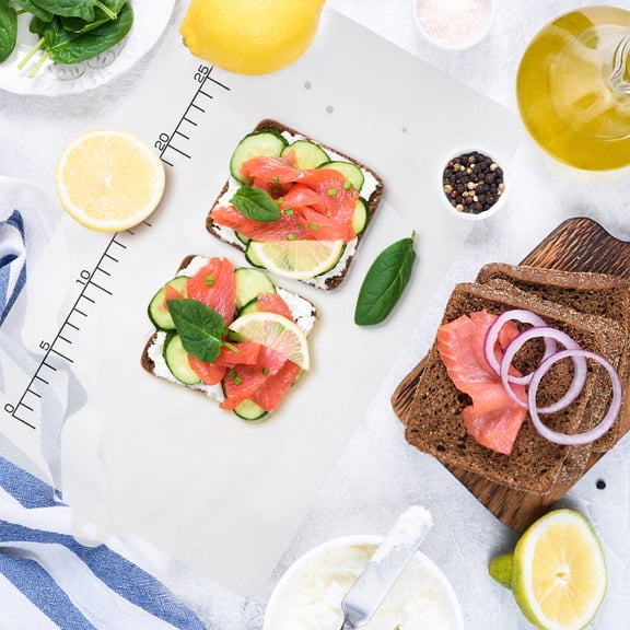 FRCOLOR 1Pack Chopping Board 35.50X23.00X0.50CM Transparent Scale Design for Food Preparation