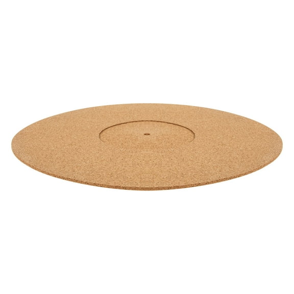 WRISTBIQUE Record Mat Cork Orange Scratch Protection 1Pack 11.8x11.8x0.12in